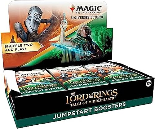 Magic: The Gathering The Lord of the Rings: Tales of Middle-earth Jumpstart Booster Box (18 Packs) - 2-Player Card Game (Englische Version) von Magic The Gathering