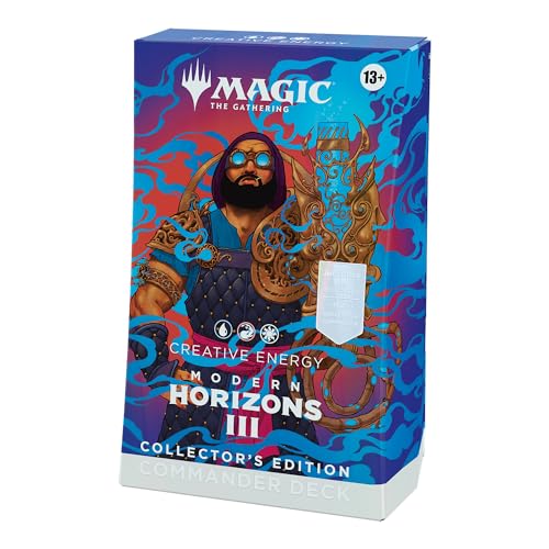 Magic: The Gathering Modern Horizons 3 Commander-Deck: Collector’s Edition – Kreative Energie (Deck mit 100 Ripple-Foilkarten, Sammler-Booster-Probepackung mit 2 Karten + Zubehör) (English Version) von Magic The Gathering