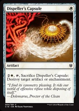 Magic The Gathering - Dispeller39;s Capsule (064/351) - Commander 2016 von Magic The Gathering