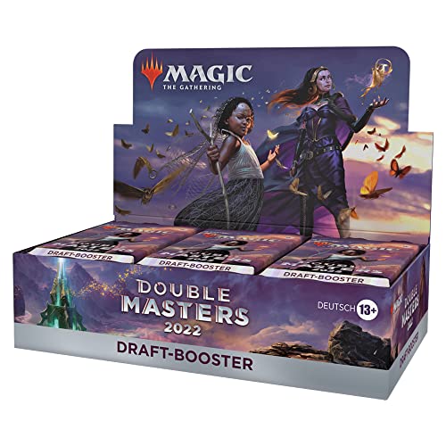 Magic The Gathering Double Masters 2022 Draft-Booster-Display, 24 Booster (Deutsche Version), Multi, D06551000 von Magic The Gathering