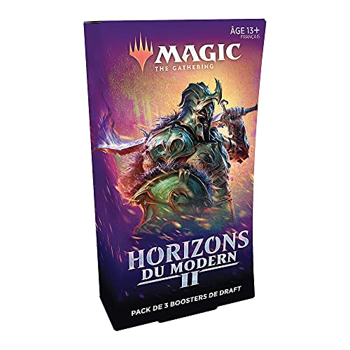 Magic The Gathering - Draft Pack mit 3 Boosterpacks Horizons du Modern 2, 45 Magic Karten von Magic The Gathering