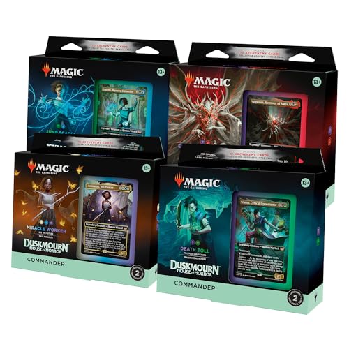 Magic The Gathering Duskmourn: House of Horror Commander Deck Bundle - Includes All 4 Decks von Magic The Gathering