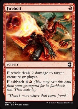 Magic The Gathering - Firebolt (130/249) - Eternal Masters - Foil von Magic The Gathering