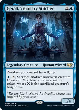 Magic The Gathering - Geralf, Visionary Stitcher - Innistrad: Crimson Vow - Sammelkarte - 1 Karte von Magic The Gathering
