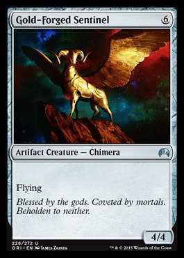 Magic The Gathering - Gold-Forged Sentinel - Origins - Foil von Magic The Gathering