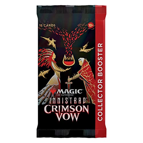 Magic The Gathering - Innistrad Crimson Vow Collector Booster Packet, Multicoloured,C90650000 von Magic The Gathering