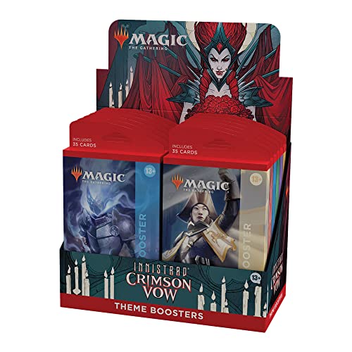 Magic The Gathering - Innistrad Crimson Vow Theme Booster Display of 12 Packs,Multicoloured,C90630000 von Magic The Gathering