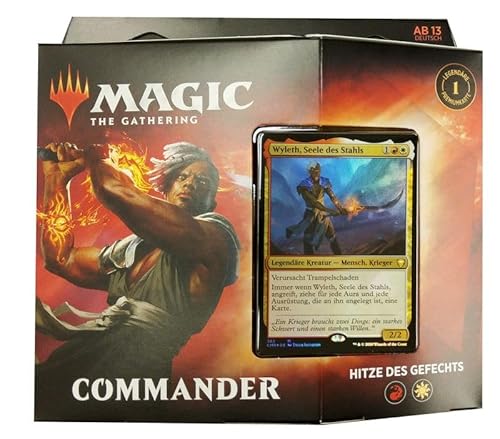 Magic The Gathering - Commander Legenden Hitze des Gefechts DE: Sammelkartenspiel für Teenager und Erwachsene ab 36 Jahren Magic The Gathering - Commander Legenden Hitze des Gefechts DE: Sammelkartenspiel für Teenager und Erwachsene ab 36 Jahren von Magic The Gathering