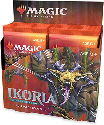 Magic The Gathering MTG-IKO-CBD-EN Ikoria Lair of Behemoths Collector Booster Display von 12 Päckchen Magic The Gathering MTG-IKO-CBD-EN Ikoria Lair of Behemoths Collector Booster Display von 12 Päckchen von Magic The Gathering