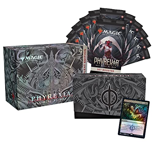 Magic The Gathering Phyrexia: All Will Be One Bundle: Compleat Edition - 1 Compleat Edition Booster, 12 Set Boosters, & Exclusive Accessories (Englische Version) von Magic The Gathering