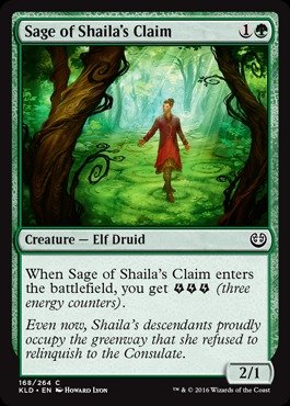 Magic The Gathering - Sage of Shaila39;s Claim (168/264) - Kaladesh - Foil von Magic The Gathering