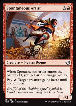 Magic The Gathering - Spontaneous Artist (134/264) - Kaladesh - Foil von Magic: The Gathering