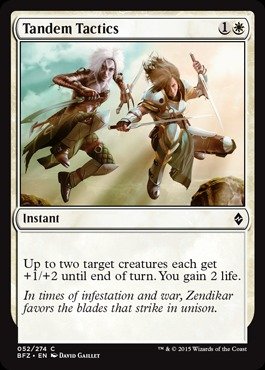 Magic The Gathering - Tandem Tactics (052/274) - Battle for Zendikar - Foil von Magic The Gathering