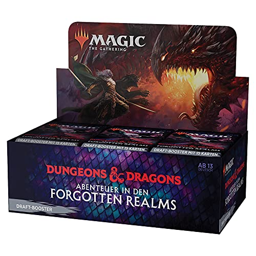 Magic the Gathering Abenteuer in den Forgotten Realms, Draft Display, 36 Booster (Deutsche Version) von Magic: The Gathering