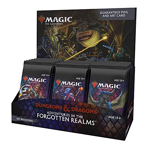 Magic the Gathering Abenteuer in den Forgotten Realms Set Display, 30 Booster (Englische Version) von Magic The Gathering