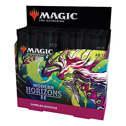 Magic the Gathering Collector Modern Horizons 2 Sammler Display, 12 Booster (Deutsche Version) von Magic The Gathering