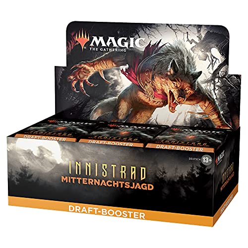 Magic the Gathering Innistrad: Mitternachtsjagd Draft Display, 36 Booster (Deutsche Version) von Magic The Gathering