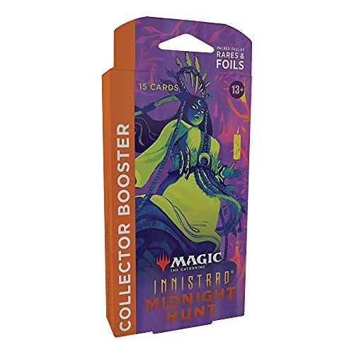 Magic the Gathering Innistrad: Mitternachtsjagd Sammler-Booster, 15 Magic-Karten (Englische Version) von Magic The Gathering