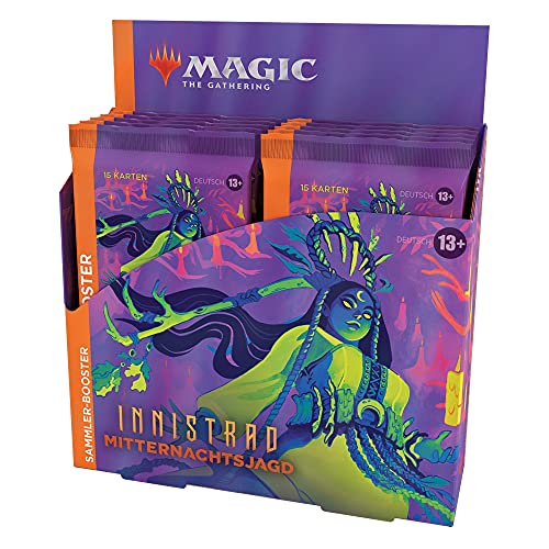 Magic the Gathering Innistrad: Mitternachtsjagd Sammler Display, 12 Booster (Deutsche Version) von Magic The Gathering