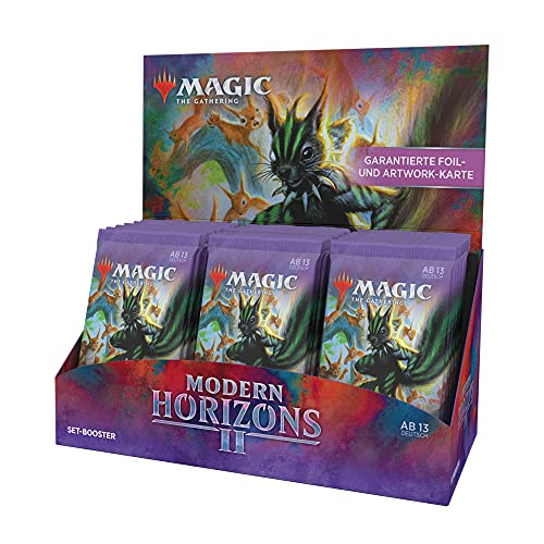 Magic the Gathering Modern Horizons 2, Set Display, 30 Booster (Deutsche Version), Set Booster von Magic: The Gathering