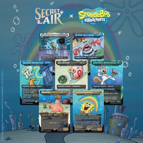 Magic the Gathering Secret Lair x Spongebob Schwammkopf: Legends of Bikini Bottom (nicht folierend) von Magic The Gathering