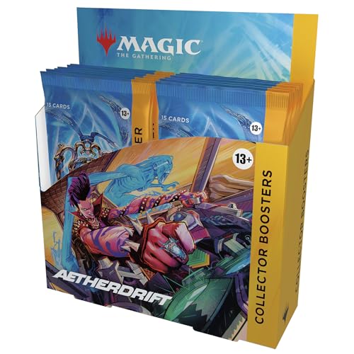 Magic: The Gathering Aetherdrift Collector Booster Box - 12 Packs (180 Magic Cards) von Magic The Gathering