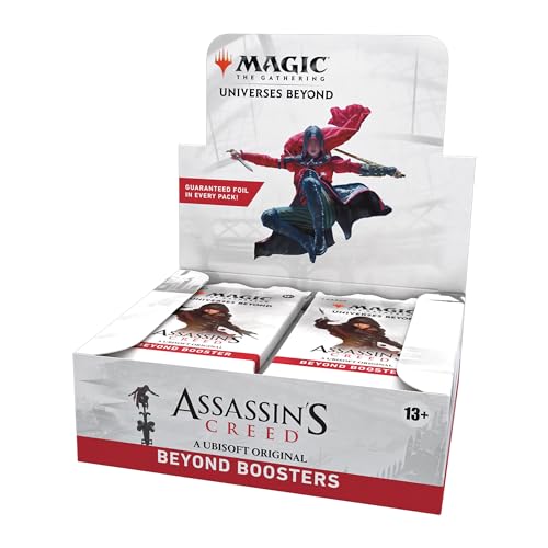 Magic: The Gathering – Assassin’s Creed Beyond-Booster-Display | 24 Beyond-Booster (7 Karten in jedem Booster) | Sammelkartenspiel ab 13 (English Version) von Magic The Gathering