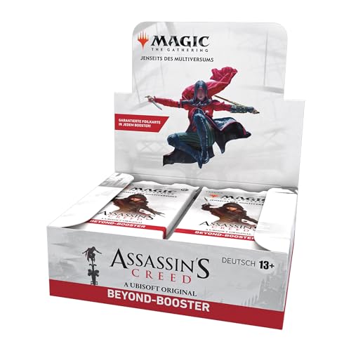 Magic: The Gathering – Assassin’s Creed Beyond-Booster-Display | 24 Beyond-Booster (7 Karten in jedem Booster) | Sammelkartenspiel ab 13 (deutsche Version) von Magic The Gathering