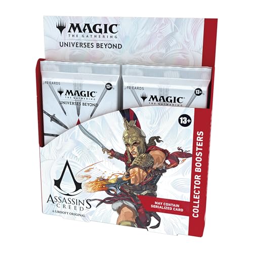 Magic: The Gathering – Assassin’s Creed Sammler-Booster-Display | 12 Sammler-Booster (10 Karten in jedem Booster) | Sammelkartenspiel ab 13 (English Version) von Magic The Gathering