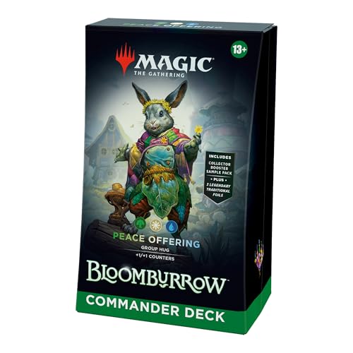 Magic: The Gathering Bloomburrow-Commander-Deck – Friedensangebot (Deck mit 100 Karten, Sammler-Booster-Probepackung mit 2 Karten + Zubehör) (English Version) von Magic: The Gathering