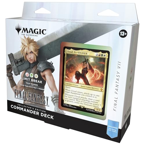 Magic: The Gathering Collector’s Edition FINAL FANTASY VII Commander-Deck – Limit-Break (Englische Version) von Magic The Gathering