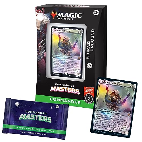 Magic: The Gathering Commander Masters Commander Deck - Eldrazi Unbound (2-Card Collector Booster Sample Pack - Englische Version) von Magic The Gathering