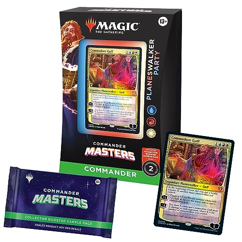 Magic: The Gathering Commander Masters Commander Deck - Planeswalker Party (2-Card Collector Booster Sample Pack - Englische Version) von Magic The Gathering