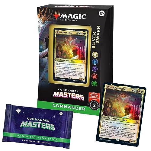Magic: The Gathering Commander Masters Commander Deck - Sliver Swarm (2-Card Collector Booster Sample Pack - Englische Version) von Magic The Gathering