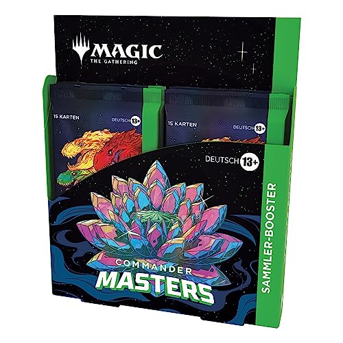 Magic: The Gathering Commander Masters Sammler-Booster-Display, 4 Booster (60 Karten - Deutsche Version), ‎D2023100 von Magic The Gathering