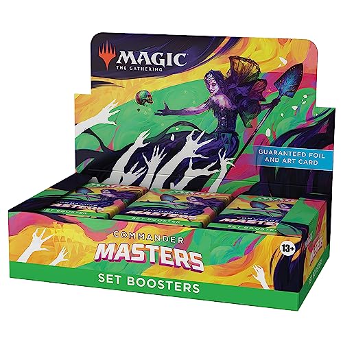 Magic: The Gathering Commander Masters Set Booster Box, 24 Packs (360 Magic Cards - Englische Version) von Magic The Gathering