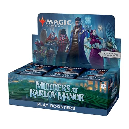 Magic: The Gathering – Mord in Karlov Manor Play-Booster-Display – 36 Booster (504 Magic-Karten) (English Version) von Magic The Gathering