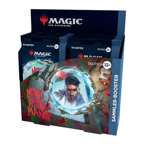 Magic: The Gathering – Mord in Karlov Manor Sammler-Booster-Display – 12 Booster (180 Magic-Karten) (deutsche Version) von Magic The Gathering