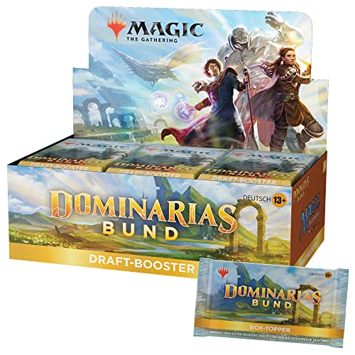 Magic: The Gathering Dominarias Bund Draft-Booster-Display, 36 Booster & Box-Topper-Karte (Deutsche Version) von Magic The Gathering