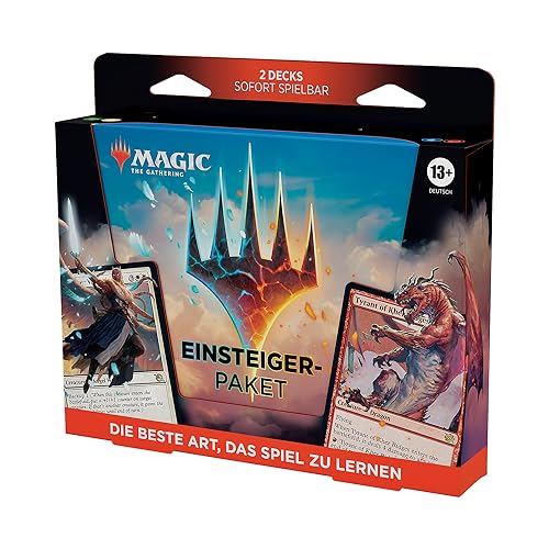 Magic: The Gathering Einsteigerpaket 2023 – Spielen lernen mit 2 spielfertigen Decks + 2 Codes, um online zu spielen (Fantasy-Kartenspiel für 2 Spieler) (Deutsche Version) von Magic The Gathering
