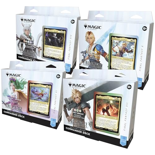 Magic: The Gathering Final Fantasy Collector’s Edition Commander Deck Bundle - Includes All 4 Surge Foil Decks von Magic The Gathering