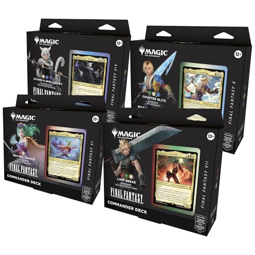Magic: The Gathering Final Fantasy Commander Deck Bundle (Includes All 4 Decks) von Magic The Gathering
