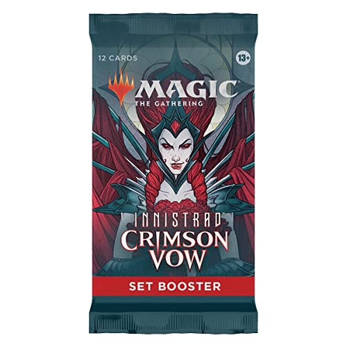 Magic The Gathering - Innistrad Crimson Vow Set Booster Packet,Multicoloured,C90640001 von Magic The Gathering