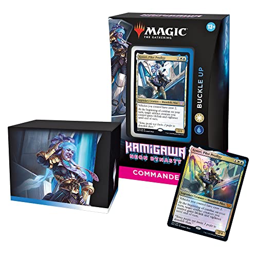 Magic: The Gathering Kamigawa: Neon Dynasty Commander Deck Buckle Up (White-Blue) von Magic The Gathering