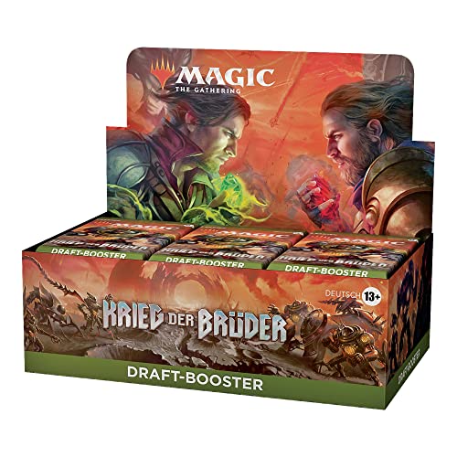 Magic: The Gathering Krieg der Brüder Draft-Booster-Display, 36 Booster (Deutsche Version) von Magic The Gathering