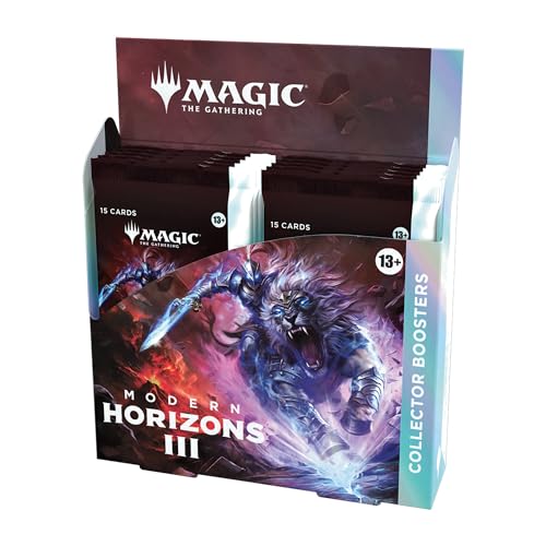Magic: The Gathering Modern Horizons 3 Sammler-Booster-Display – 12 Booster (180 Magic-Karten) (English Version) von Magic The Gathering