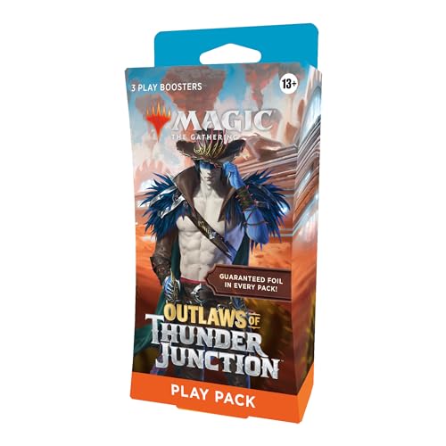 Magic: The Gathering – Outlaws von Thunder Junction Play-Booster 3er-Packung (42 Magic-Karten) (English Version) von Magic The Gathering