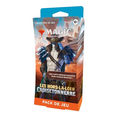 Magic: The Gathering Pack mit 3 Booster-Packungen für das Spiel Les Hors-la-LOI de Kreuz (42 Zauberkarten) (französische Version) von Magic The Gathering