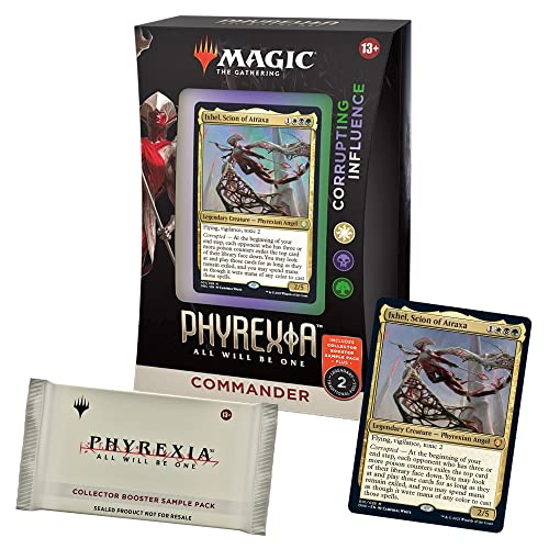 Magic: The Gathering Phyrexia: All Will Be One Commander Deck - Corrupting Influence & Collector Booster Sample Pack (Englische Version) von Magic The Gathering