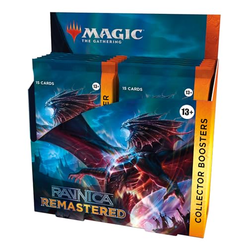 Magic: The Gathering Ravnica Remastered Sammler-Booster-Display – 12 Booster (180 Magic-Karten) (Englische Version) von Magic The Gathering